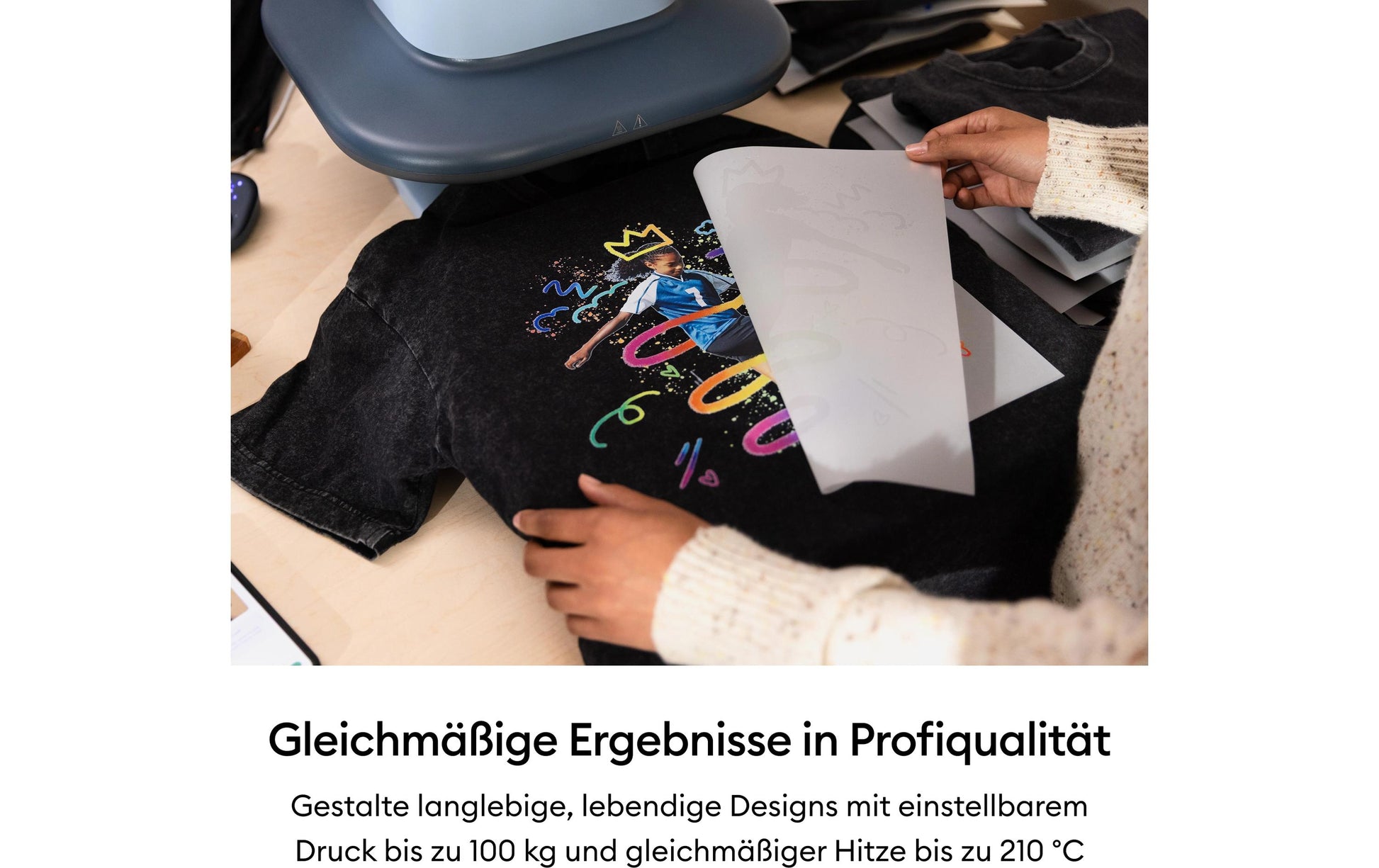 Cricut Heizpresse AutoPress 2 Hydrogen, blaugrau, 38 × 38 cm