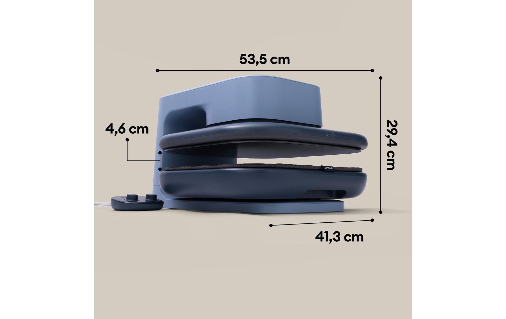 Cricut Heizpresse AutoPress 2 Hydrogen, blaugrau, 38 × 38 cm