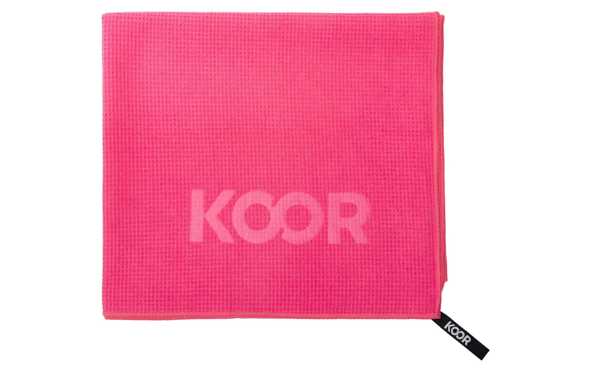 KOOR Duschtuch – 75 × 130 cm, Rosa, Polyamid/Polyester