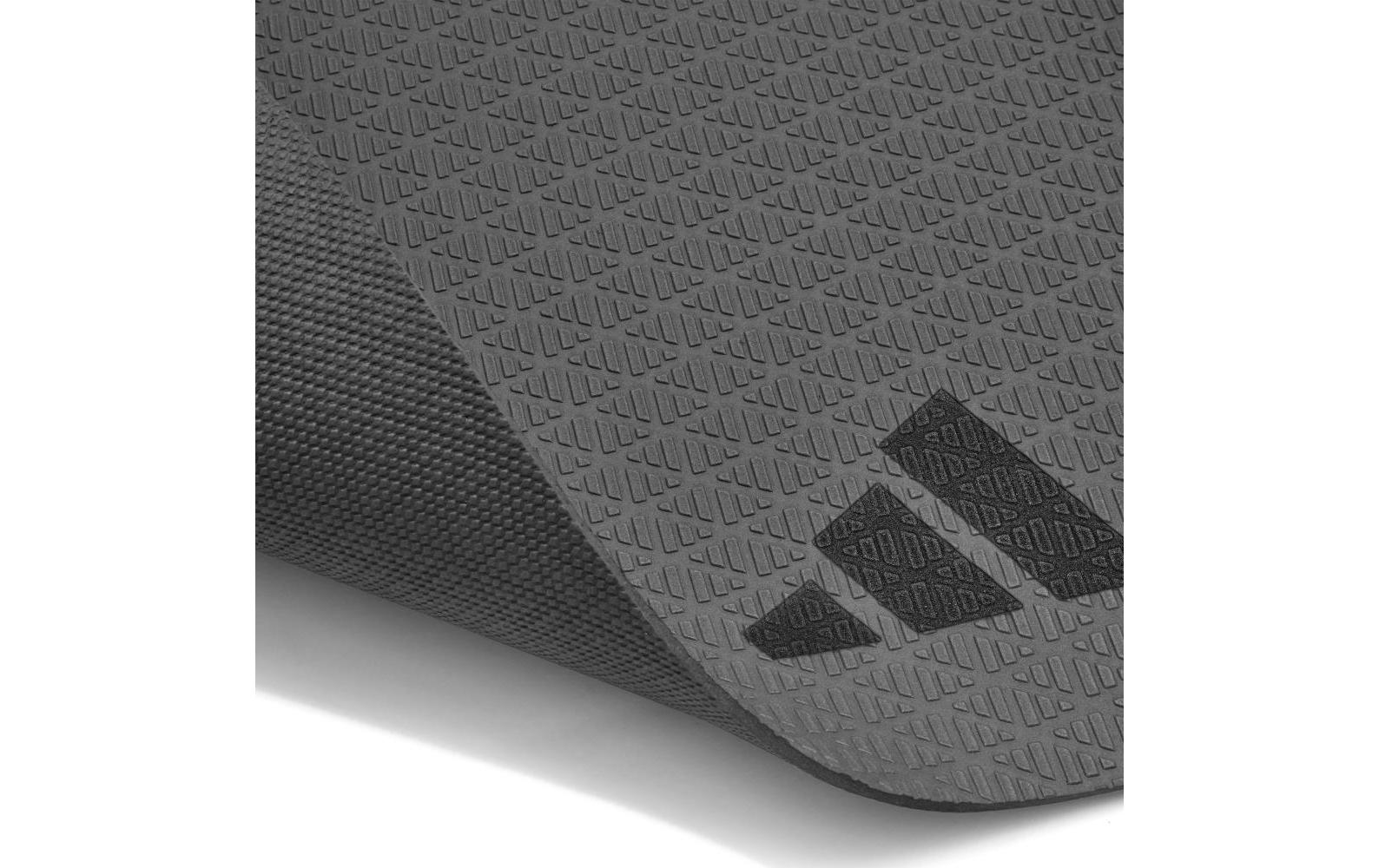 Adidas Yogamatte – 61 × 183 cm, 0,6 cm, Schwarz