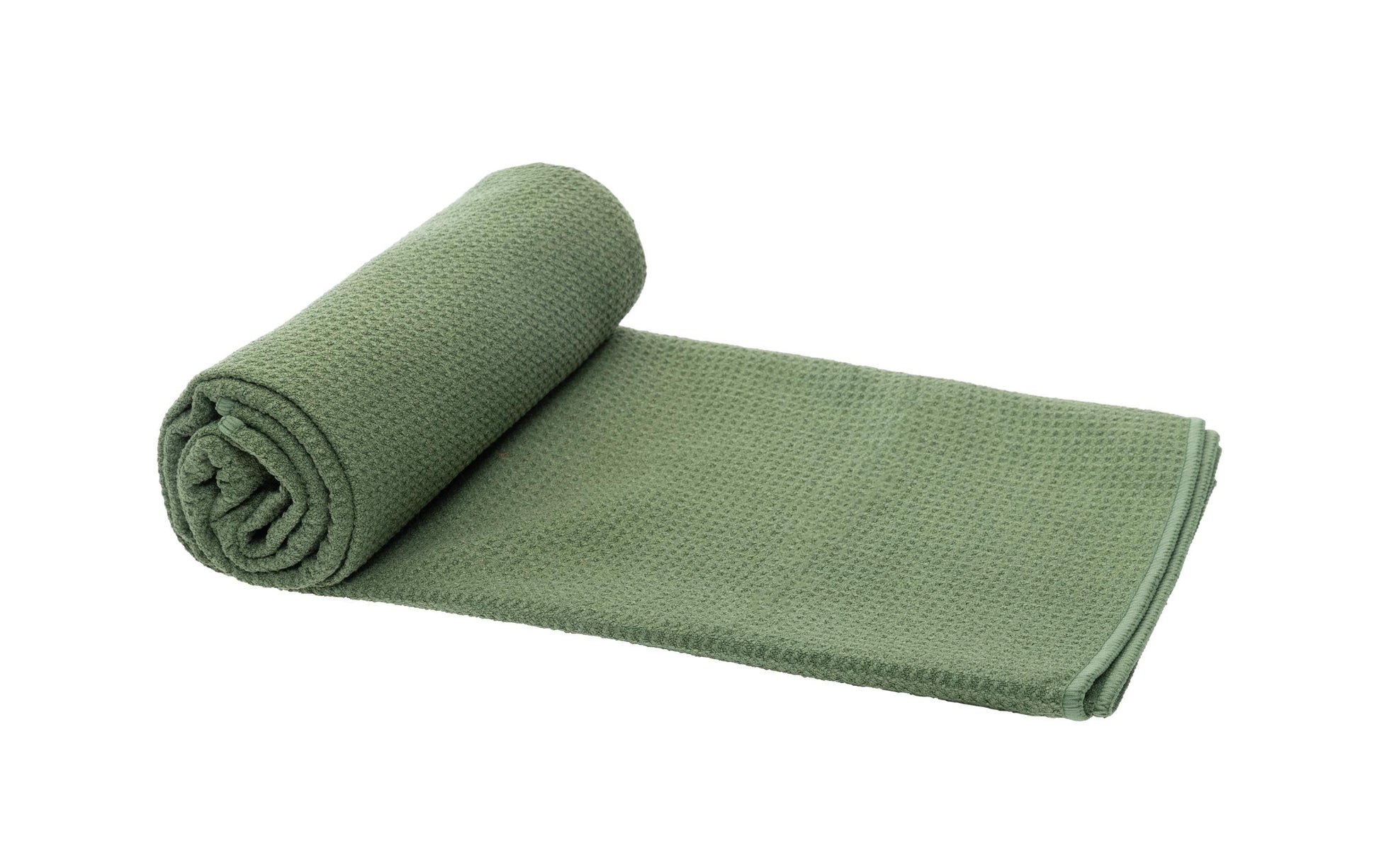 Koor Duschtuch Waffle – 75 × 130 cm, Grün, Polyamid/Polyester