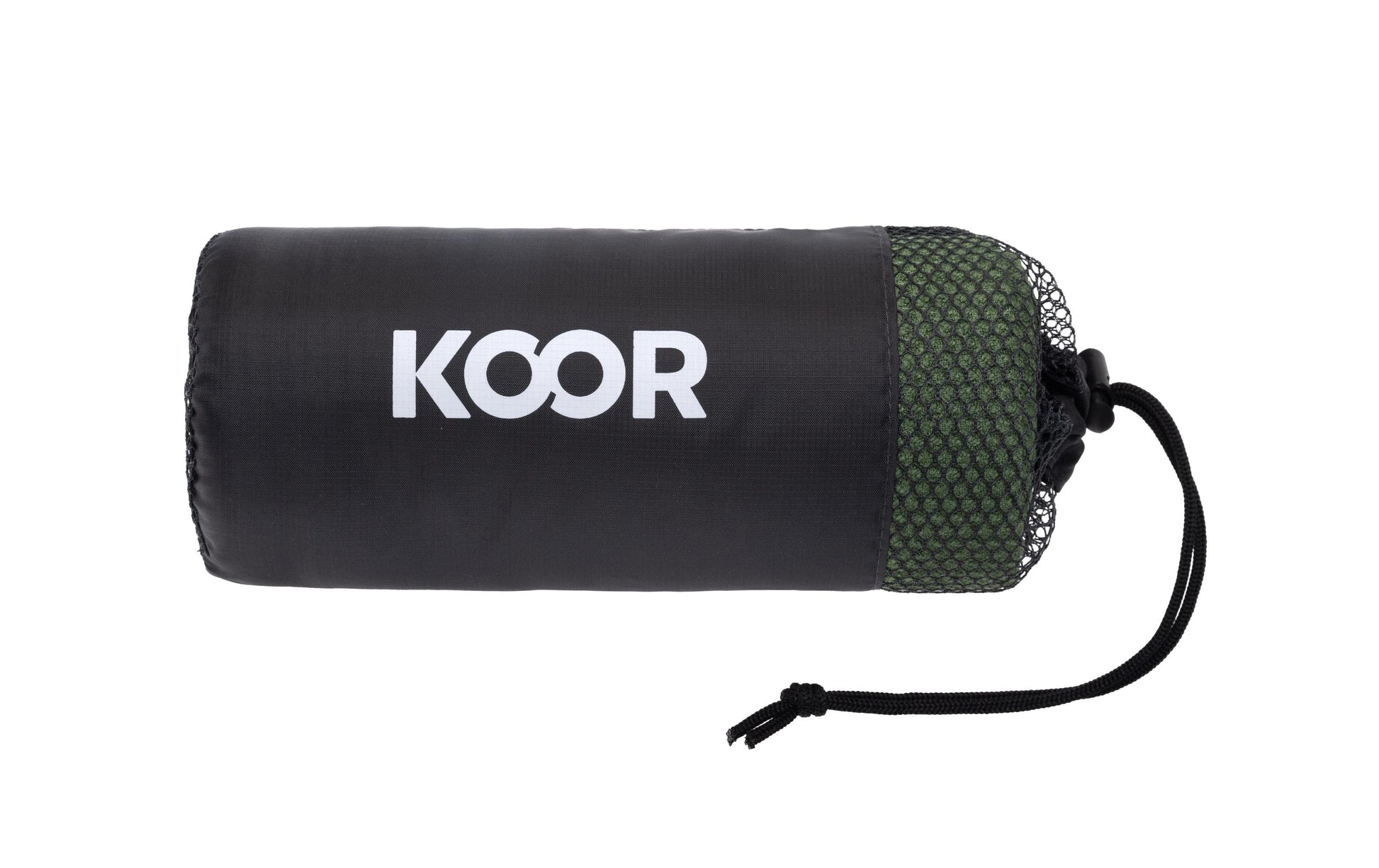 Koor Duschtuch Waffle – 75 × 130 cm, Grün, Polyamid/Polyester