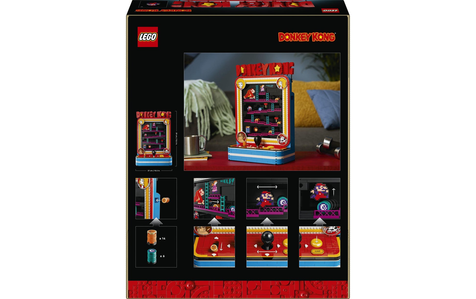 LEGO Super Mario 72051 3D Puzzle – 1371 Teile – ab 18 Jahren – 48 × 11,2 × 37,8 cm