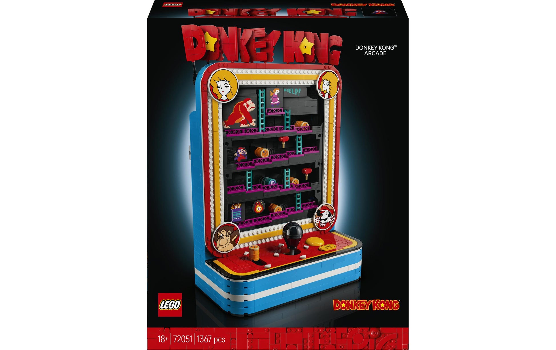 LEGO Super Mario 72051 3D Puzzle – 1371 Teile – ab 18 Jahren – 48 × 11,2 × 37,8 cm