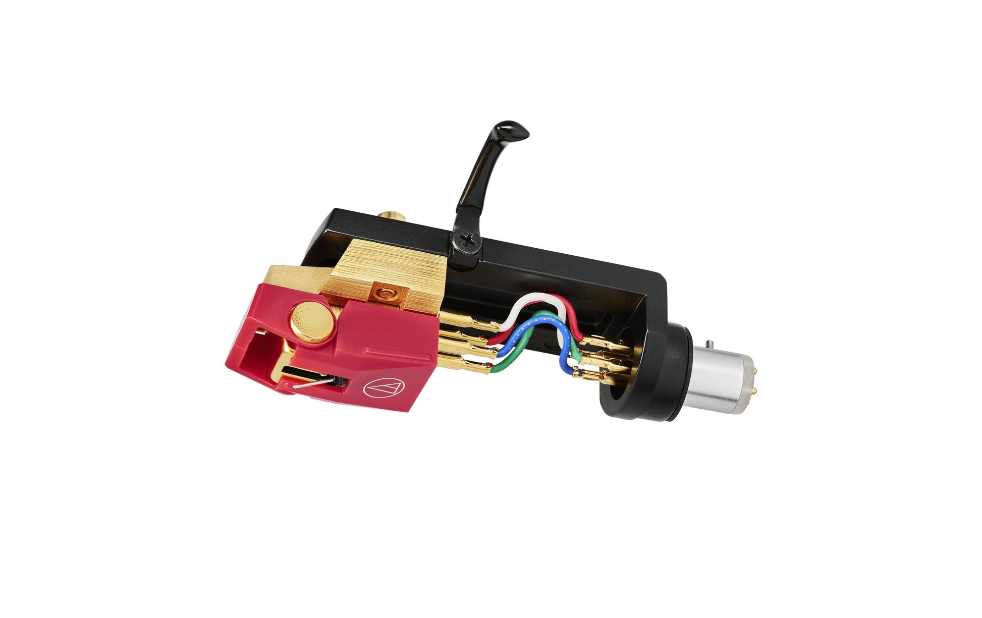 Audio-Technica VM740ML/H – Tonabnehmer – Microlinear-Schliff – 3,2 mV – 2 g – Rot – inkl. Headshell