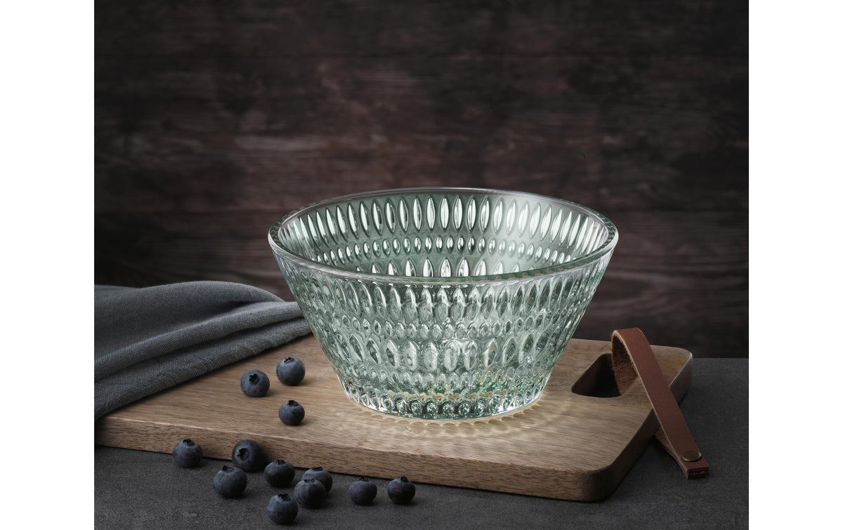 Nachtmann Schale Ethno – 750 ml, Ø 16,5 cm, Kristallglas, Transparent, spülmaschinenfest