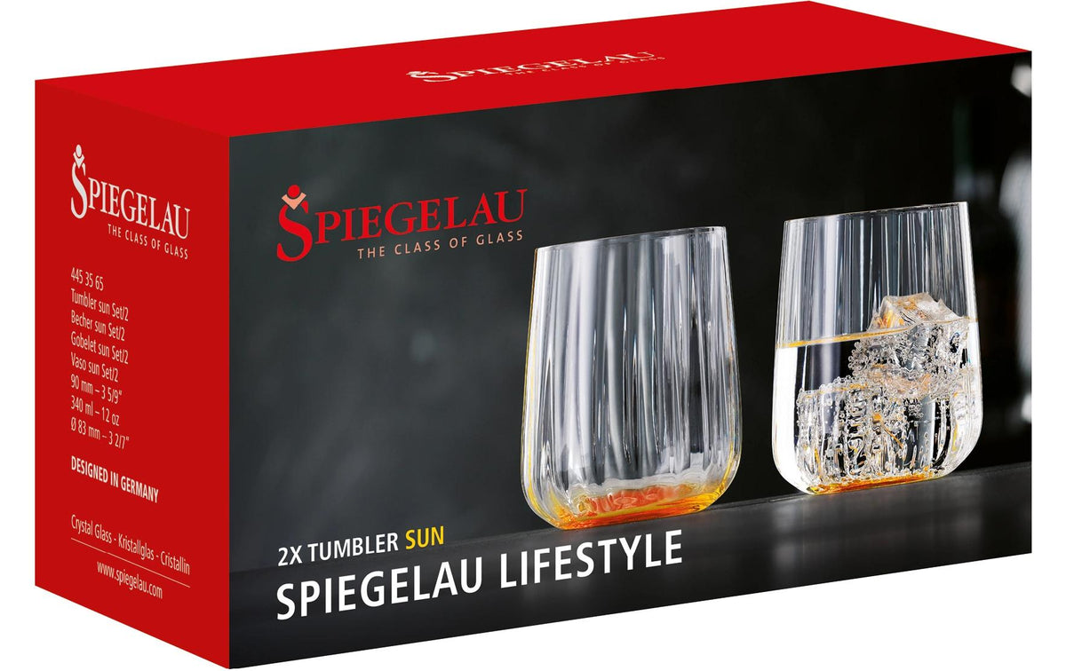 Spiegelau Cocktailglas – 340 ml, Ø 8,3 cm, Kristallglas, Orange, spülmaschinenfest