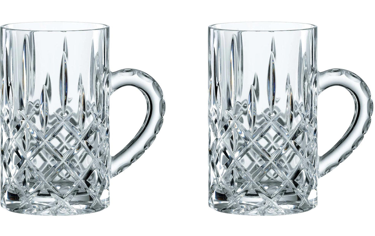 Nachtmann Teetasse Noblesse – 250 ml, Ø 6,7 cm, Kristallglas, Transparent, mit Henkel, spülmaschinenfest