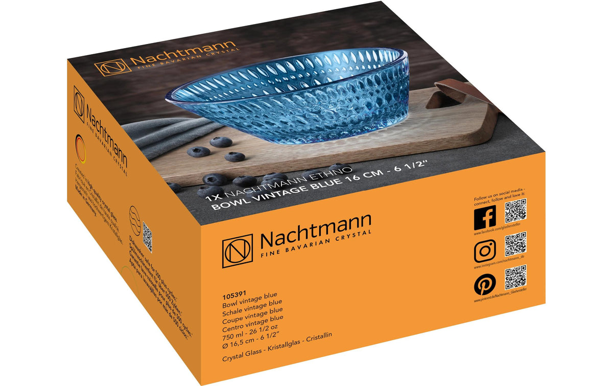 Nachtmann Schale – 750 ml, Ø 16,5 cm, Kristallglas, Transparent, spülmaschinenfest