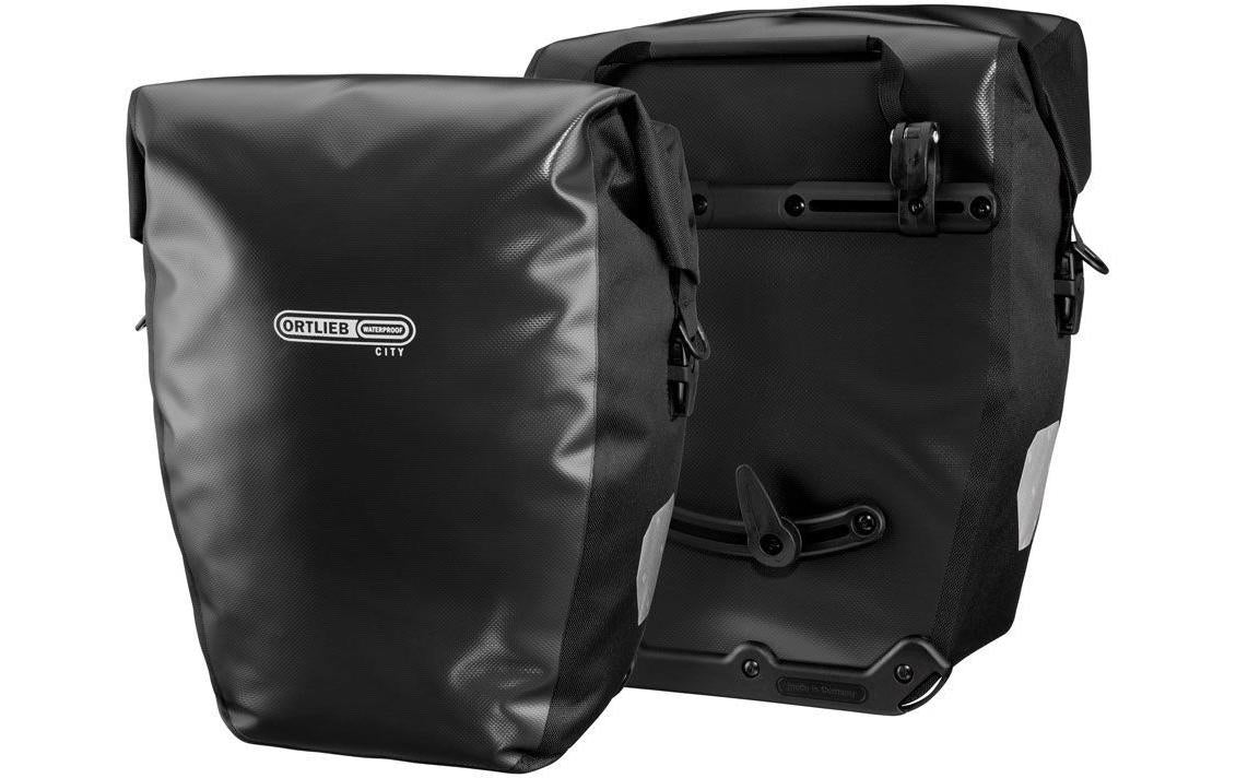 Ortlieb Back Roller City – Tragetasche für Gepäckträger bis 16 mm, 40 l, Polyester, Schwarz, 32 × 42 × 17 cm