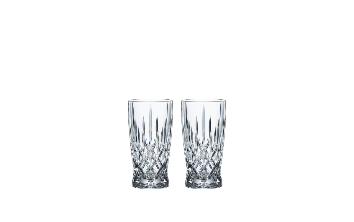 Nachtmann Latte-Macchiato-Gläser Noblesse Barista – 2er Set, 350 ml, Kristallglas, spülmaschinenfest