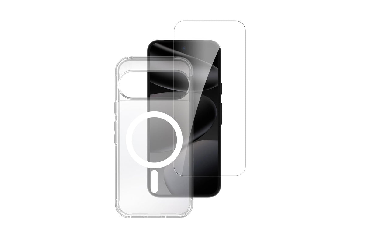 4smarts 360° Premium Schutz Set Backcover – für Google Pixel 9–11 (Auswahl), Transparent