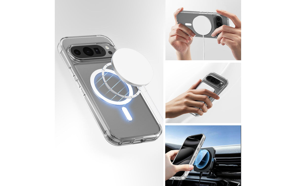 4smarts 360° Premium Schutz Set Backcover – für Google Pixel 9–11 (Auswahl), Transparent