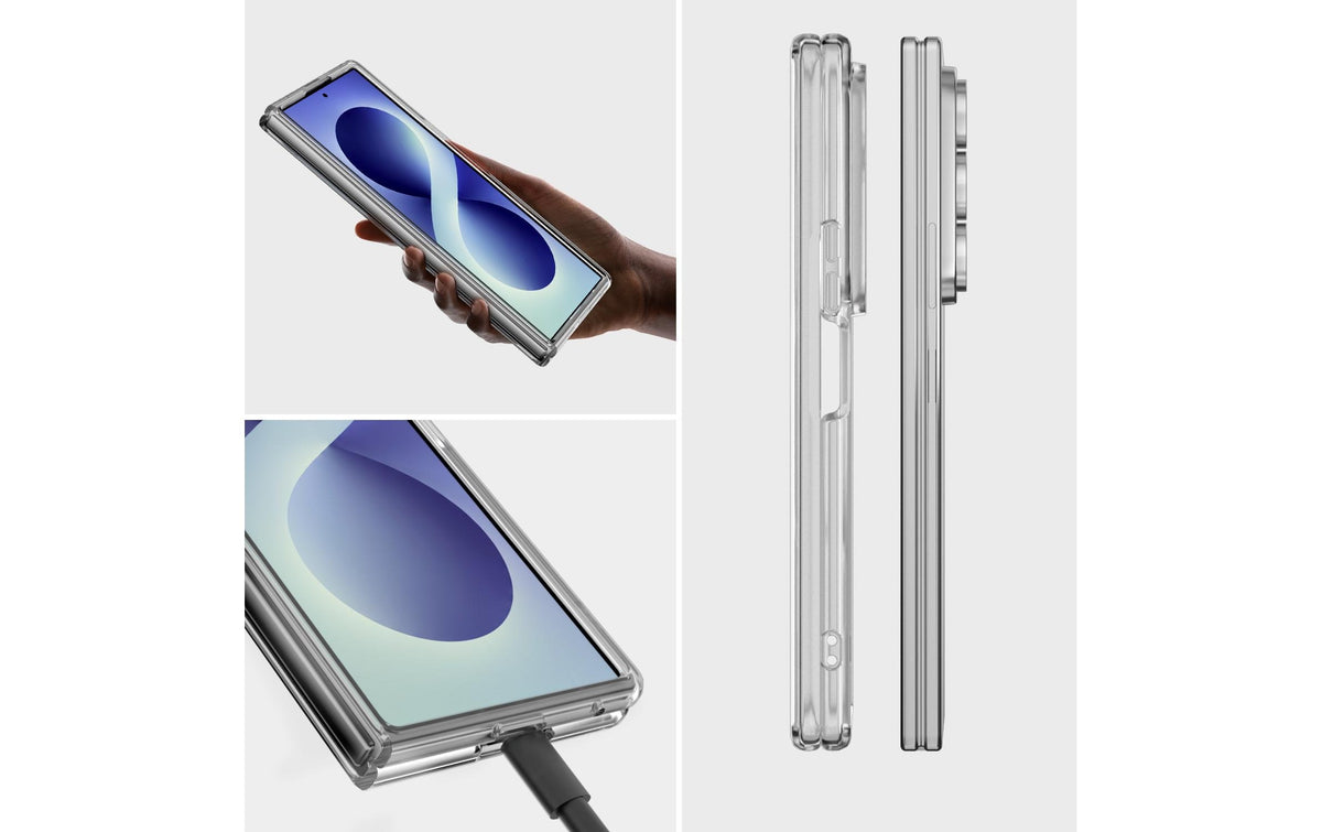 4smarts 360° Premium Schutz Backcover – für Samsung Galaxy Z Fold8 Ultra, PC, Transparent