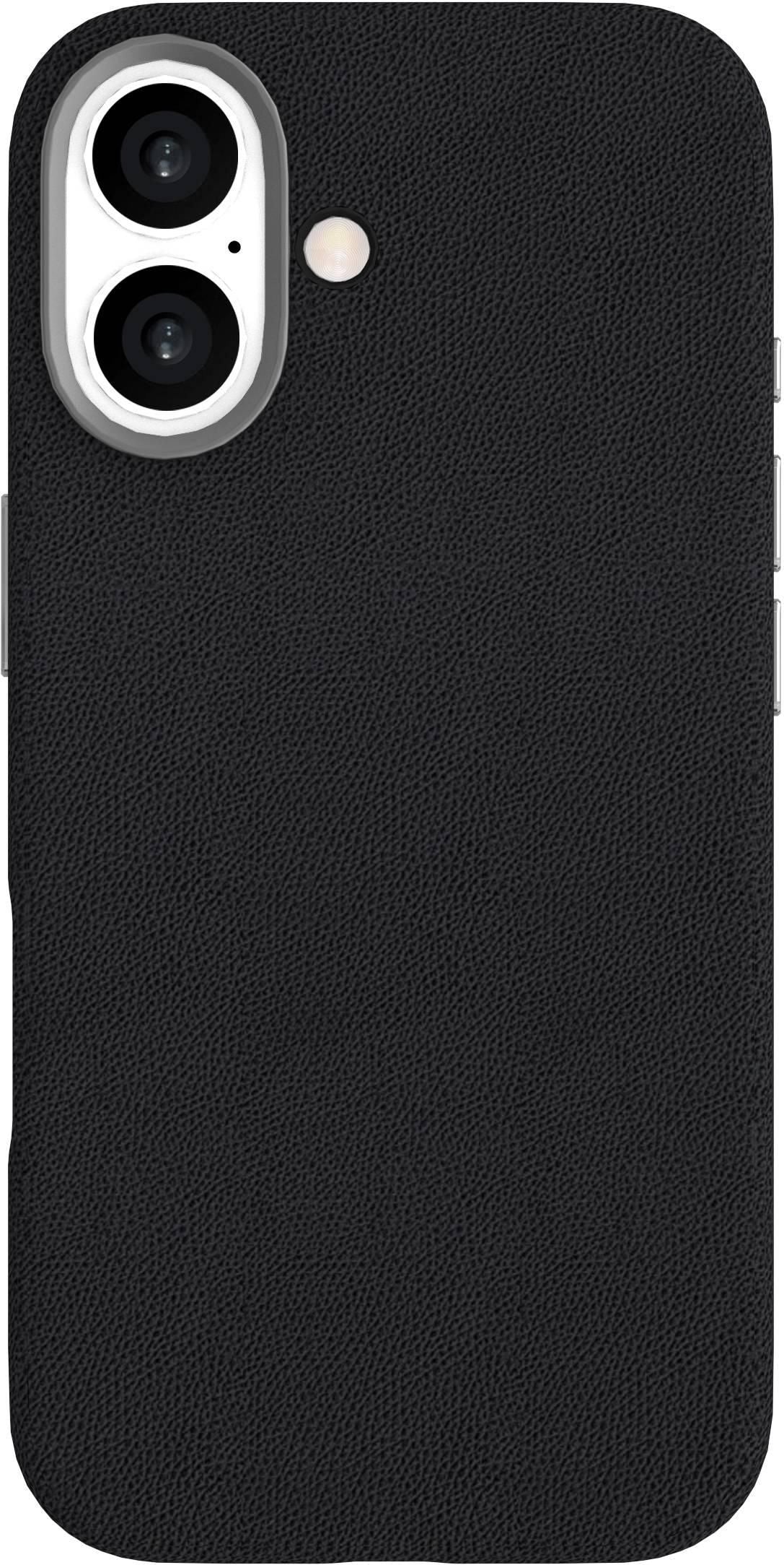 eSTUFF INFINITE VENICE Backcover – für Apple iPhone 17, MagSafe, PU+TPU, Schwarz, bis 1,2 m sturzsicher