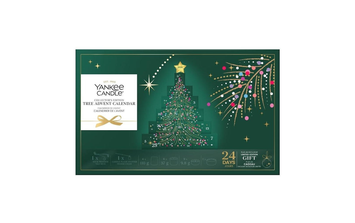 Yankee Candle Christmas Moments Adventskalender – Weihnachten – 24 Duftkerzen