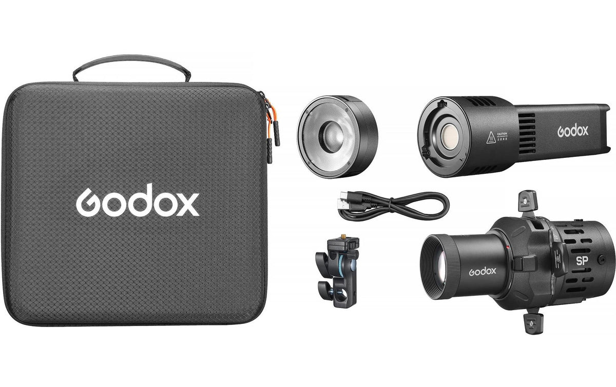 Godox RS100BI 100 W Streaming-Licht – dimmbar, 28600 Lux, 2800–6500 K – für Godox Light App, DMX, Godox S-Mount