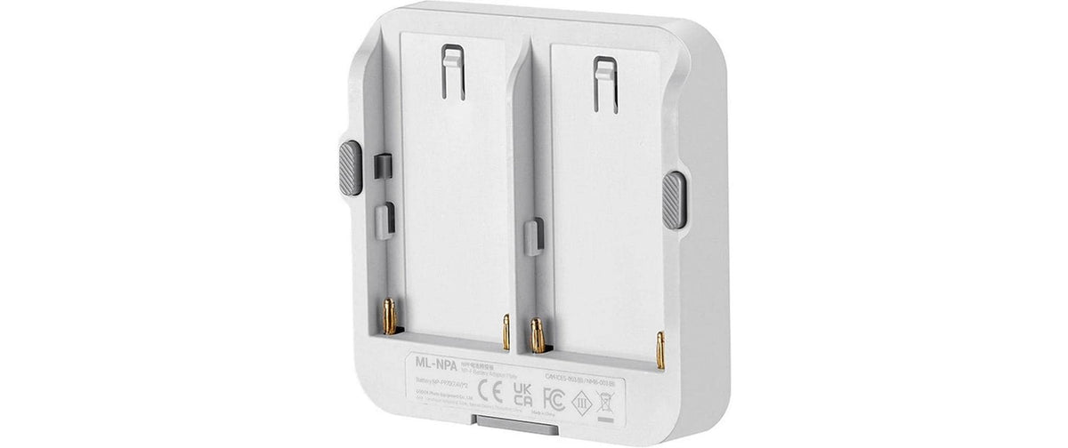 Godox ML-NPA – Batterie-Adapterplatte, für Sony NP-F Akkus (L-Serie), kompatibel mit ML80BI/ML150BI/ML150R7