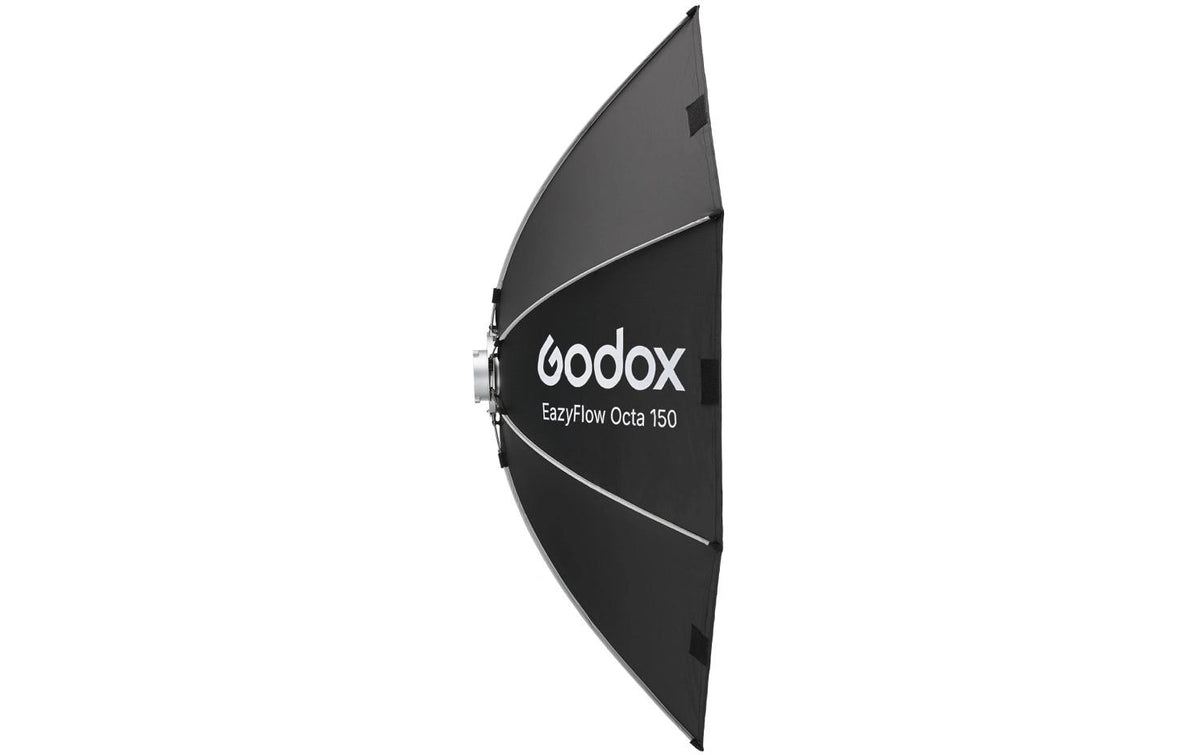 Godox EazyFlow Octa150 Softbox – Ø 150 cm (Tiefe 400 mm) – für Bowens – Schwarz