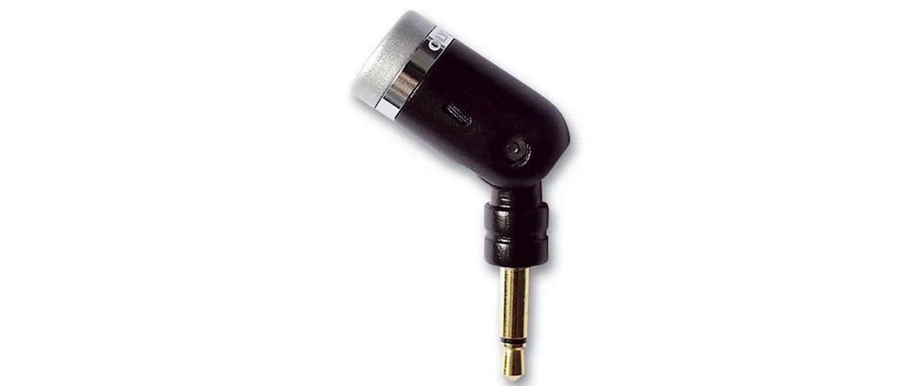 Om system Olympus ME-52W Lavaliermikrofon – 3,5 mm Klinke, Kabelgebunden, Niere, für Olympus-Recorder, Schwarz/Silber