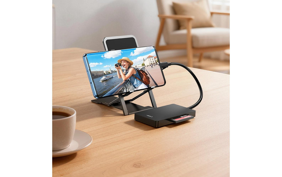 Onit USB-C/A Multi – Smartcard-Leser – USB 3.1 Gen 1 (USB-A, USB-C), Schwarz, für Windows, macOS & mehr