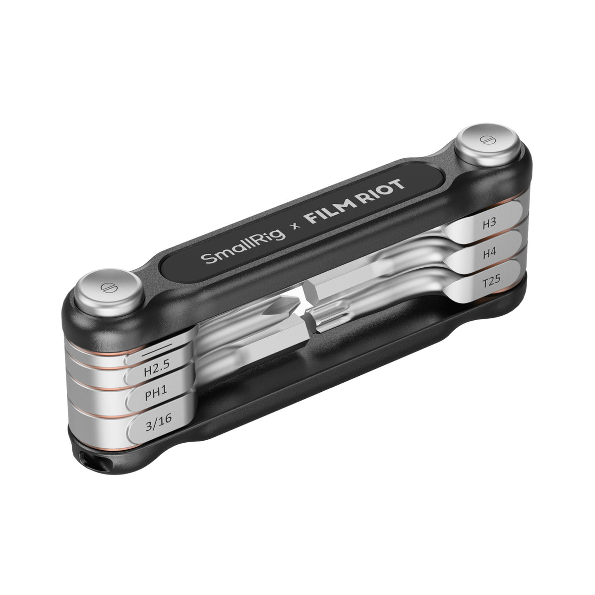 SmallRig 4374 Schraubenzieher-Set – 7-teilig, Phillips & Torx – Metallgriff