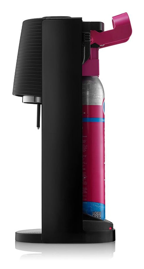 SodaStream Soda-Maker Terra – 1 l PET-Flasche, Karbonisator für 60 l – Schwarz