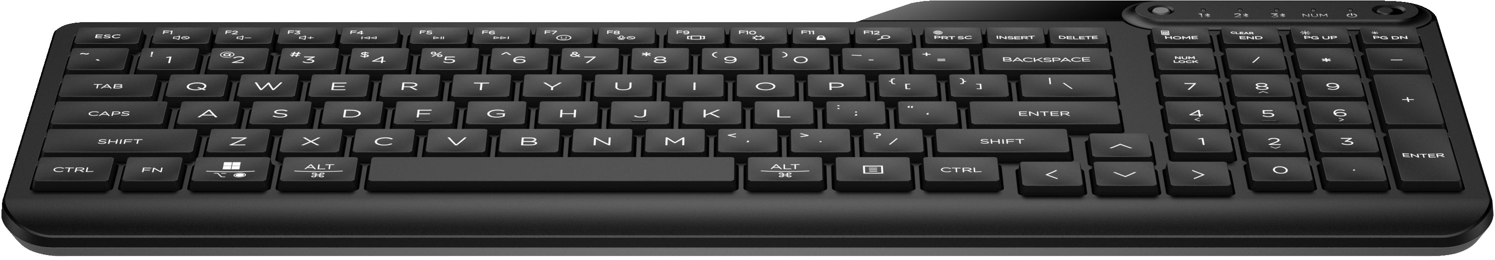 HP 460 Multi-Device – Tastatur – Bluetooth 5.3 – Schwarz