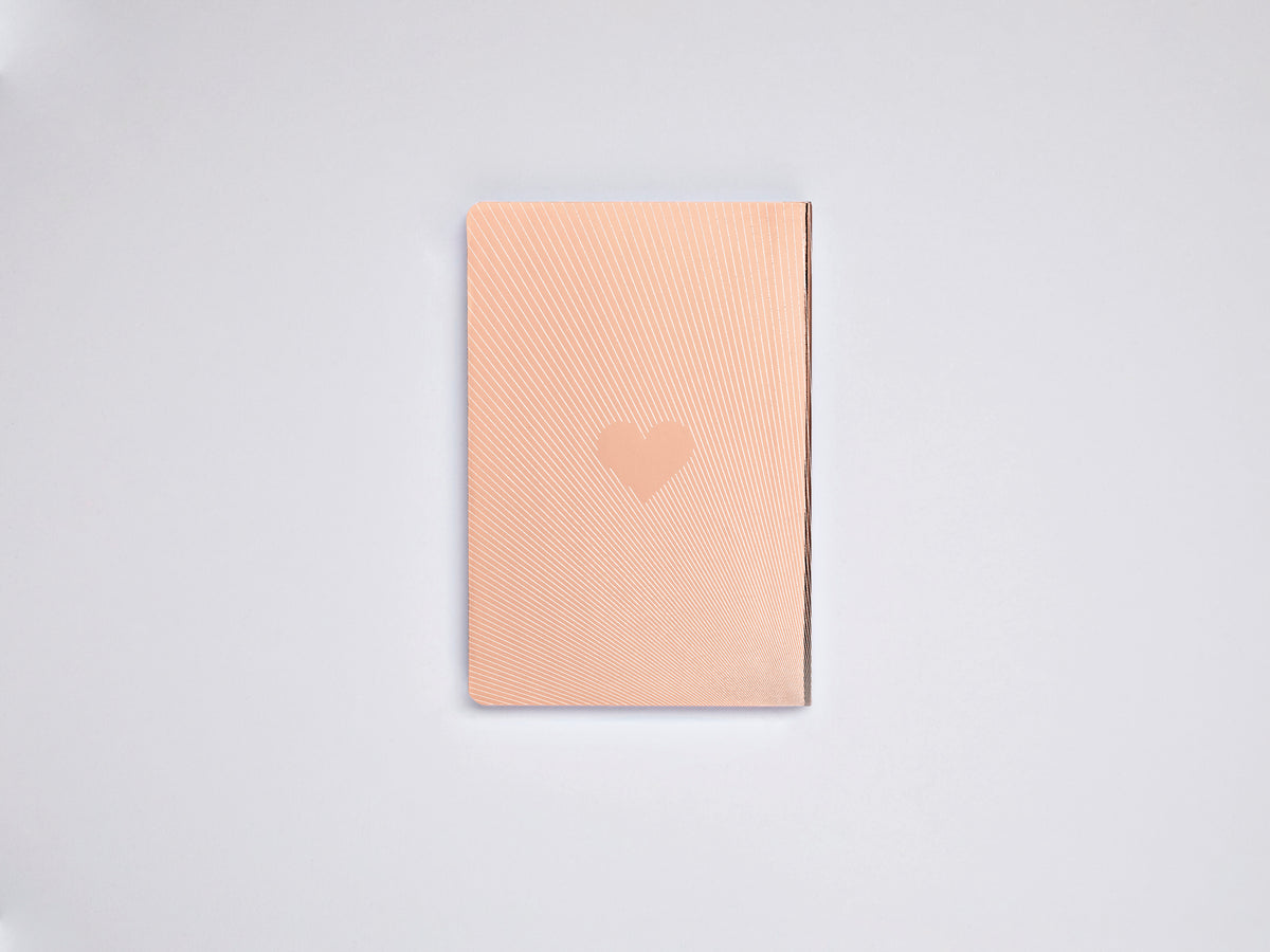 Nuuna Notizbuch – 135 × 200 mm – punktiert – 176 Seiten – 120 g/m² – Hardcover, nummeriert – kupfer
