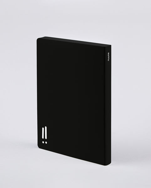 Nuuna Notizbuch – 165 × 220 mm – punktiert – 256 Seiten – Fadenheftung, Einband aus recyceltem Leder