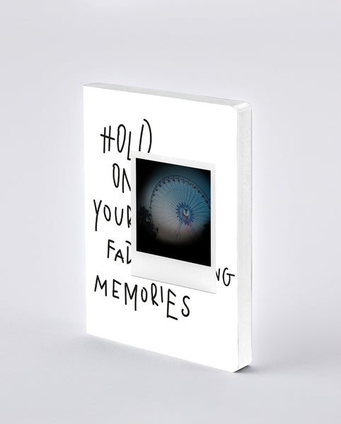 nuuna Notizbuch – A5 – 256 Seiten – 120 g/m² – Softcover, nummerierte Seiten, Fadenheftung, schwarz/weiß