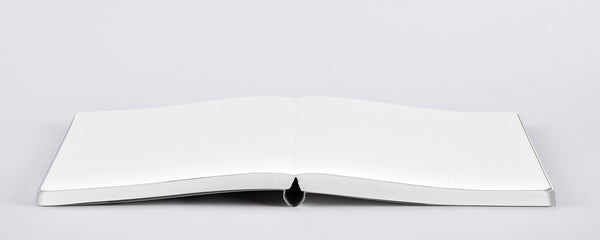 nuuna Notizbuch – A5 – 256 Seiten – 120 g/m² – Softcover, nummerierte Seiten, Fadenheftung, schwarz/weiß