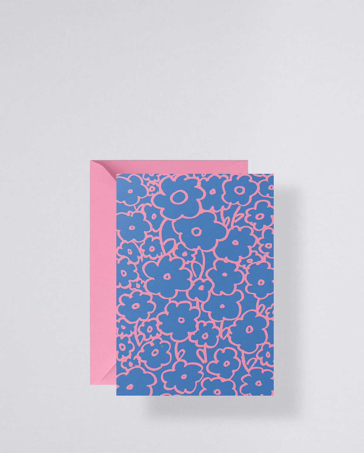 Nuuna Grusskarte – A6, mit Couvert, FLOWER POWER, mehrfarbig