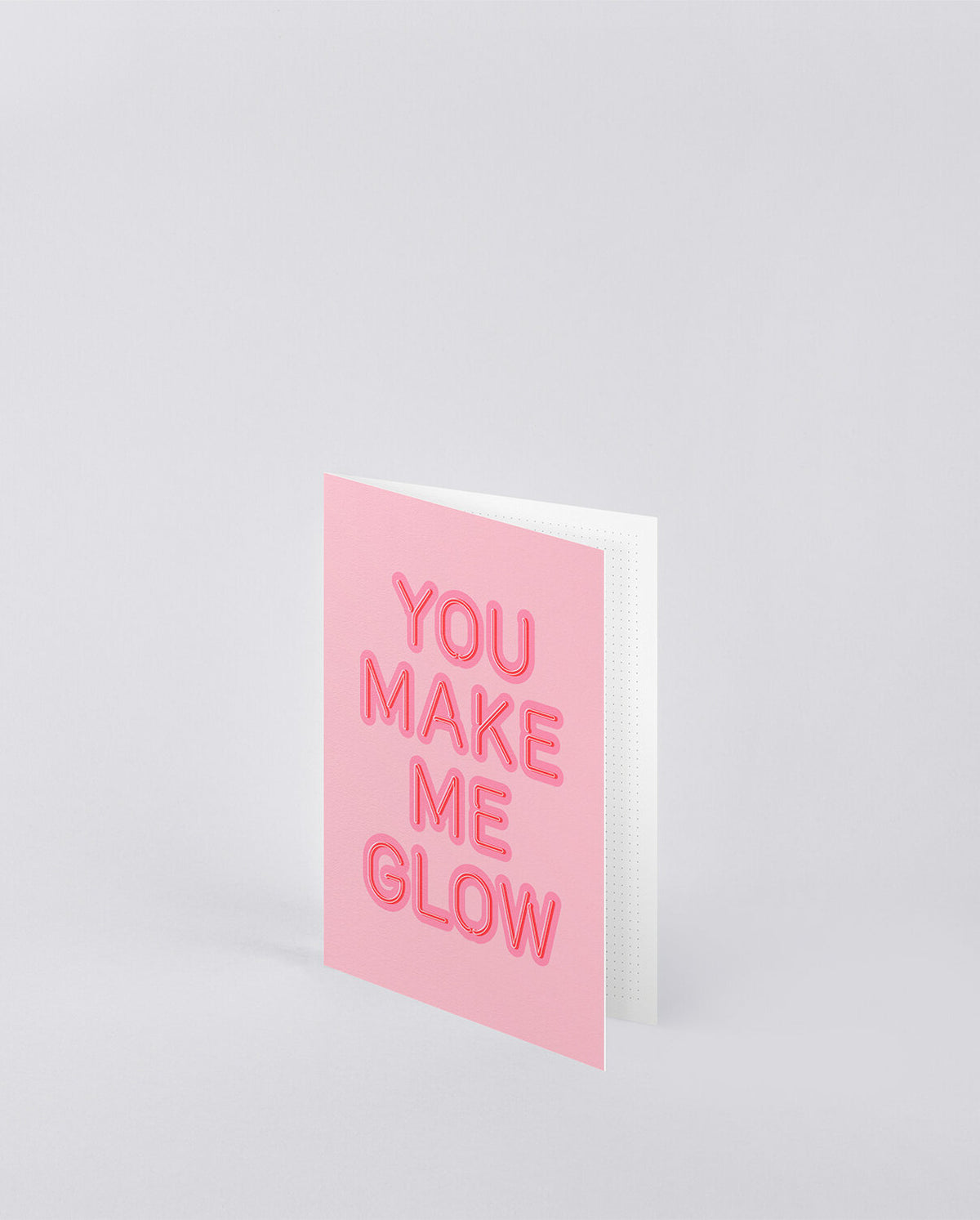 Nuuna Grusskarte – A5, mit Couvert, YOU MAKE ME GLOW, mehrfarbig – 1 Stk