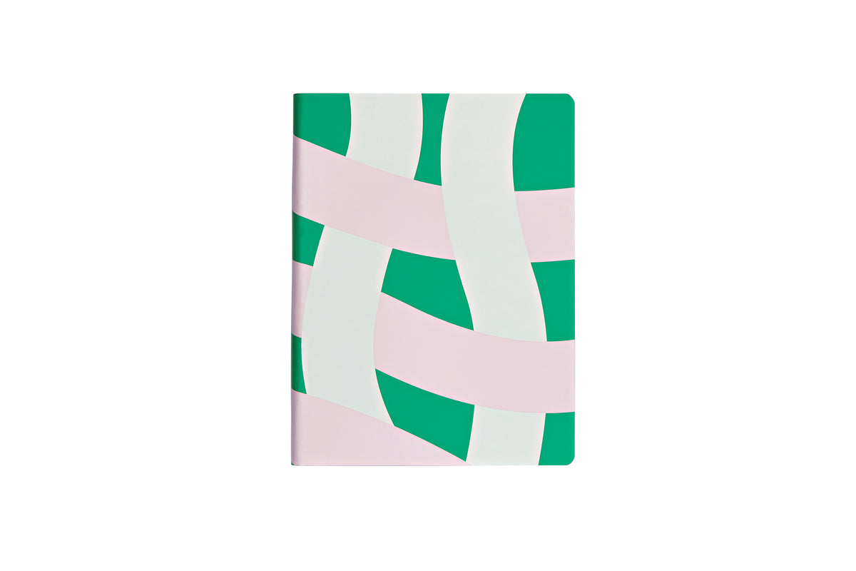 Nuuna Notizbuch – 165 × 220 mm – 256 Seiten – 120 g/m² – Fadenheftung, nummerierte Seiten, veganes Kunstleder