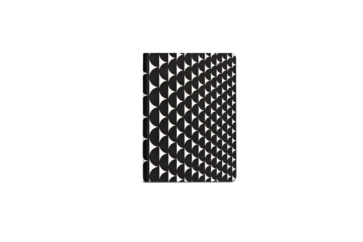 nuuna Graphic S Half Full Notizbuch – 108 × 150 mm – punktiert – 176 Seiten – 120 g/m² – Softcover