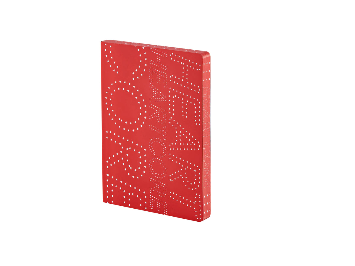 Nuuna Notizbuch – 165 × 220 mm – punktiert – 256 Seiten – Fadenheftung, recycelter Leder-Einband, nummeriert