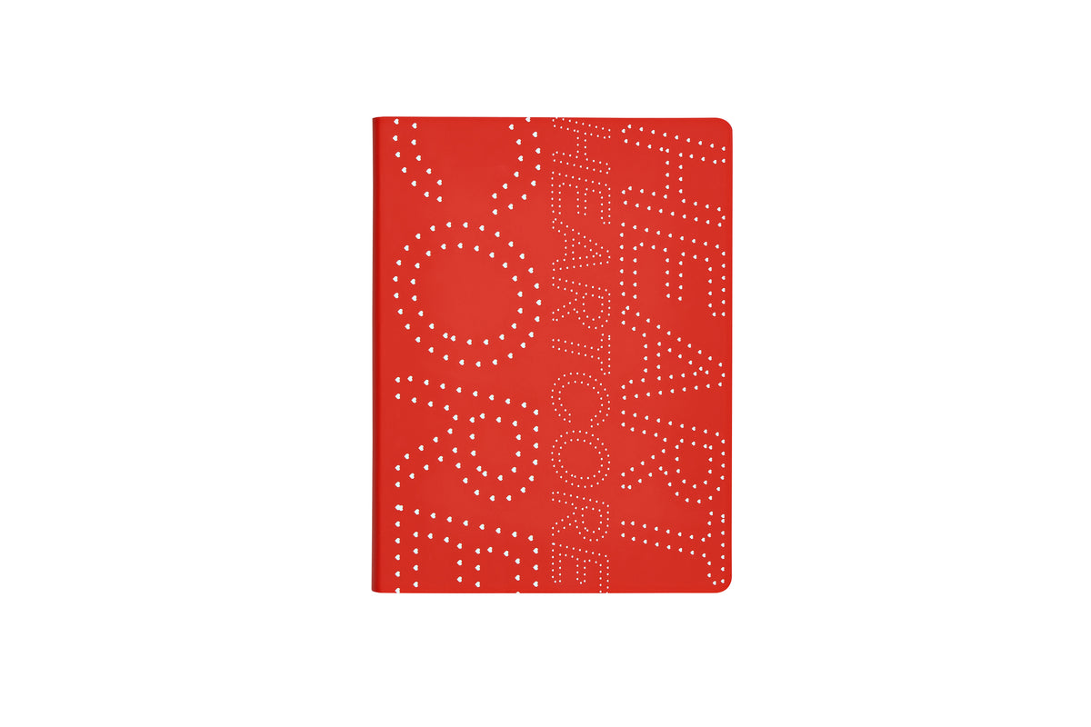 Nuuna Notizbuch – 165 × 220 mm – punktiert – 256 Seiten – Fadenheftung, recycelter Leder-Einband, nummeriert