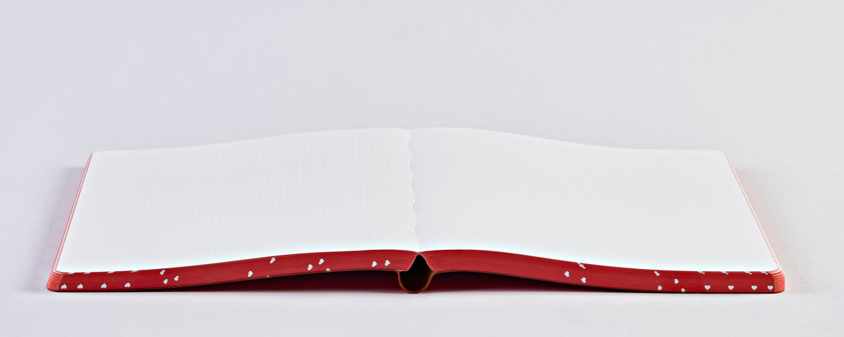 Nuuna Notizbuch – 165 × 220 mm – punktiert – 256 Seiten – Fadenheftung, recycelter Leder-Einband, nummeriert