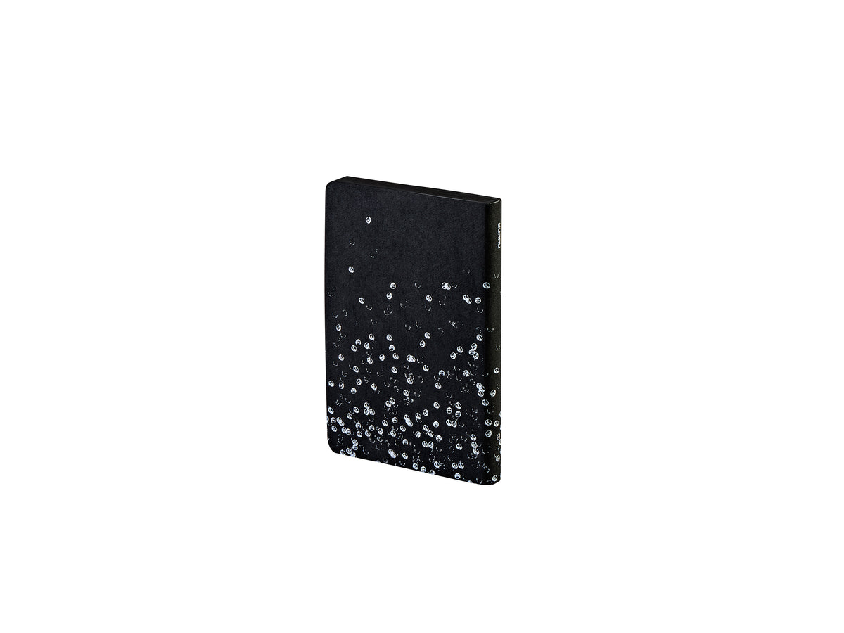 Nuuna Notizbuch – 108 × 150 mm – 120 g/m² – Fadenheftung, nummerierte Seiten, Einband aus recyceltem Leder