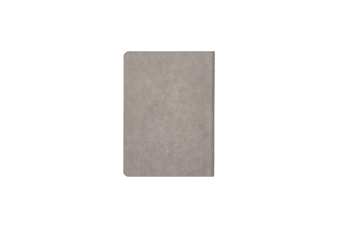Nuuna Notizbuch – 108 × 150 mm – 176 Seiten – 120 g/m² – Fadenheftung, nummeriert, recyceltes Leder