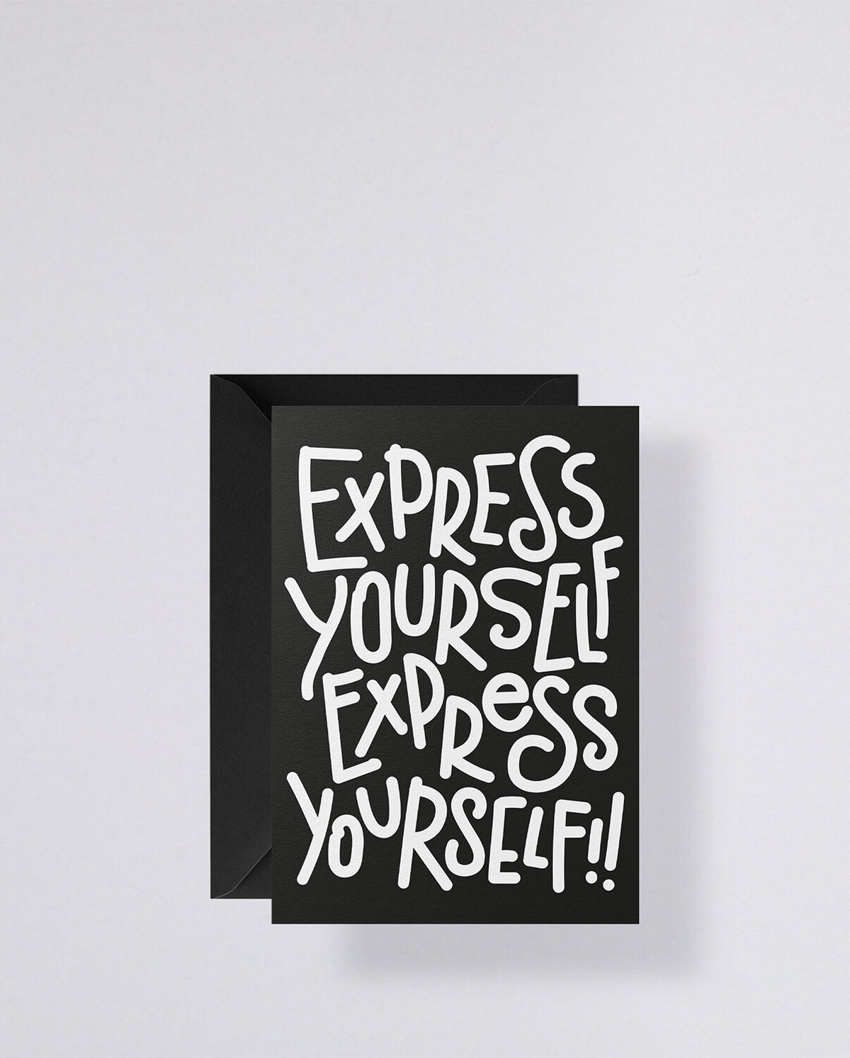 Nuuna Grusskarte – A6, mit Couvert, EXPRESS YOURSELF, mehrfarbig
