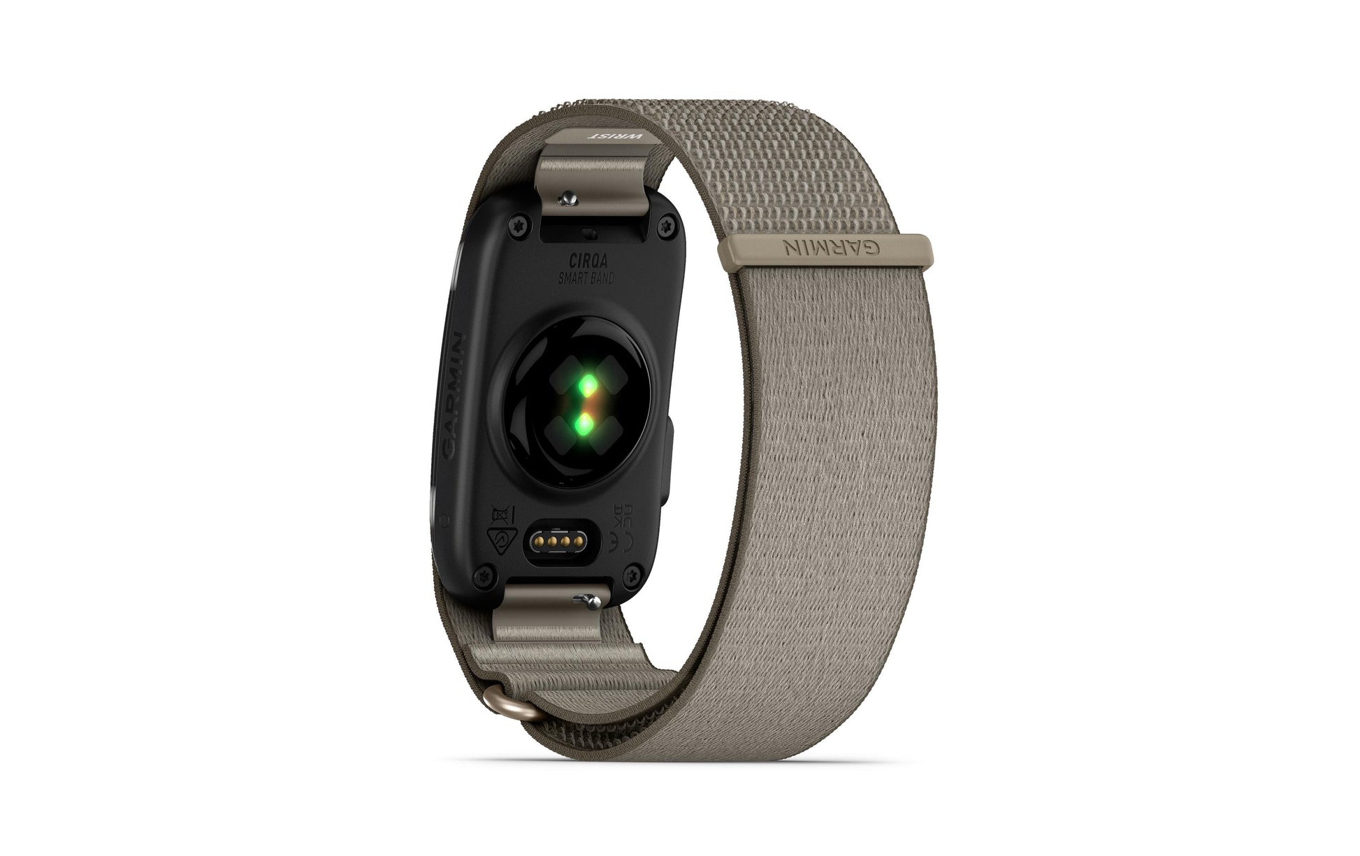 Garmin Cirqa – Kunststoff Grau, Smart Band, French Gray, S/M, 50 m, für iPhone