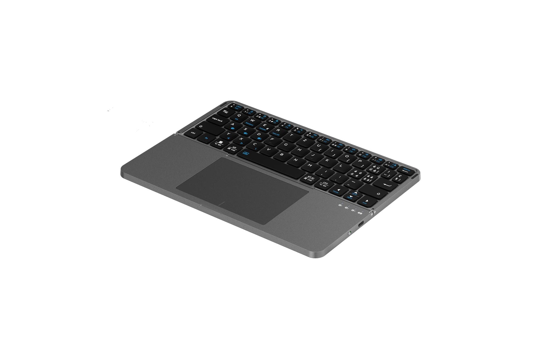 4smarts Faltbare Tastatur – Bluetooth – QWERTZ (CH) – Silber