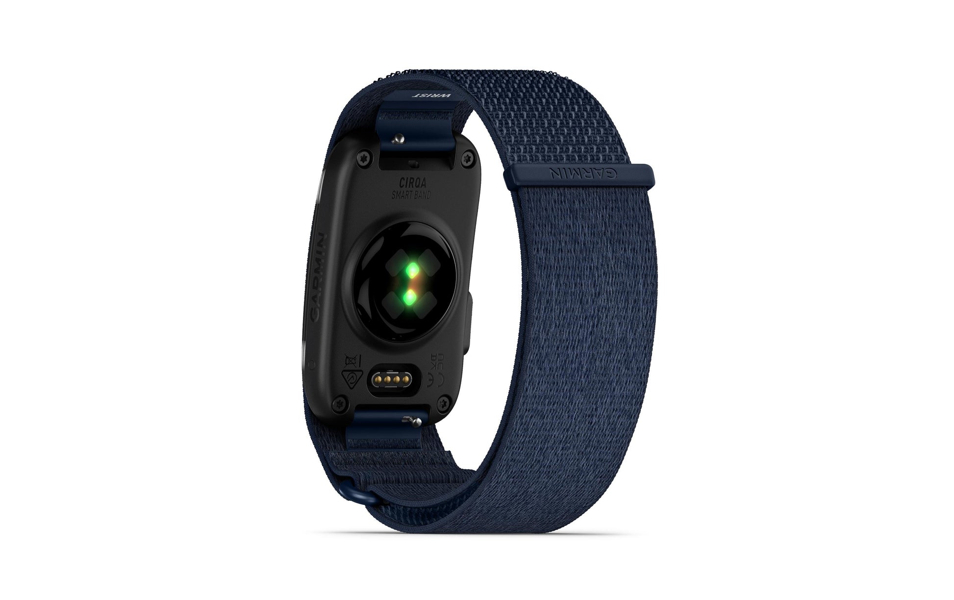 Garmin Cirqa Smart Band – Kunststoff Blau, Kapitänsblau, S/M, 50 m, für Android, iPhone