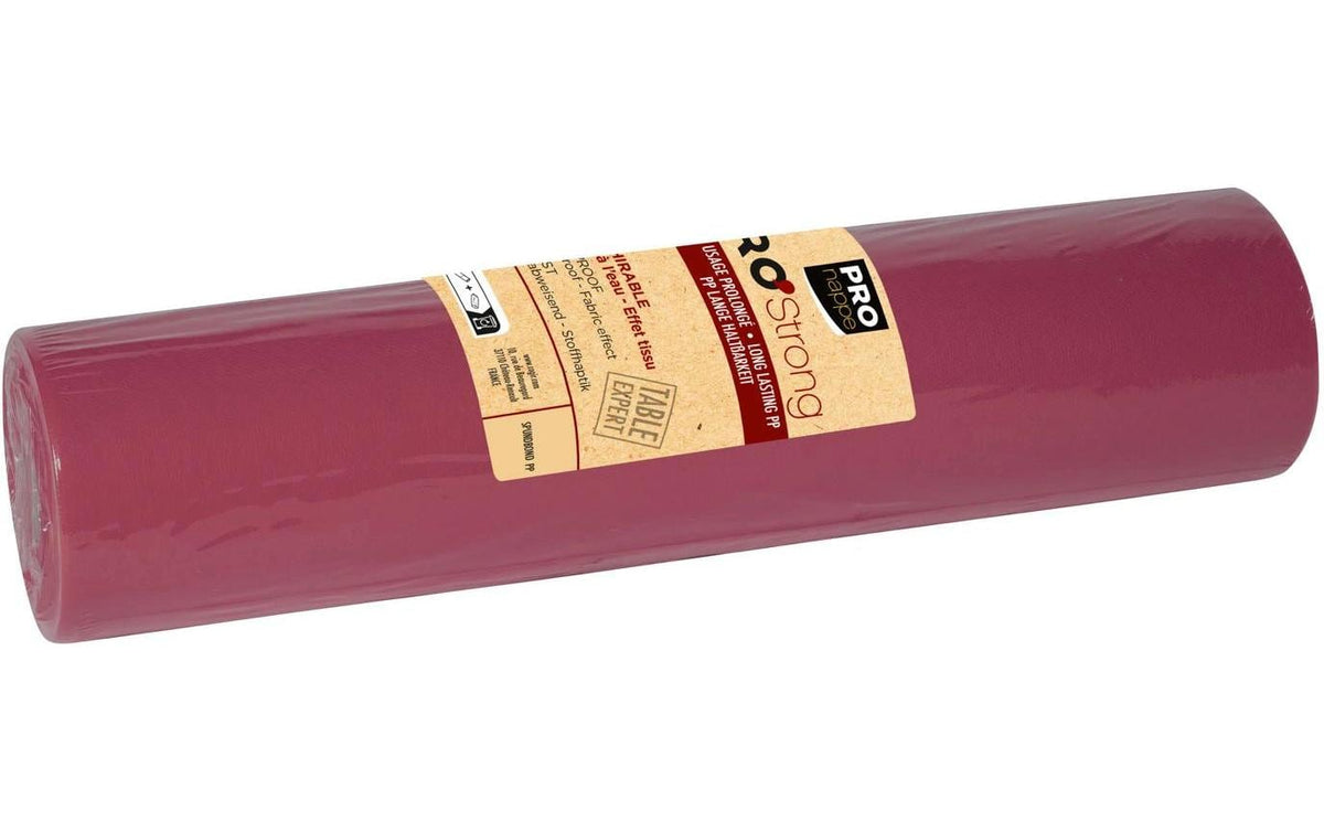 Pro nappe Tischläufer auf Rolle – 40 cm×24 m, Papier, Bordeaux