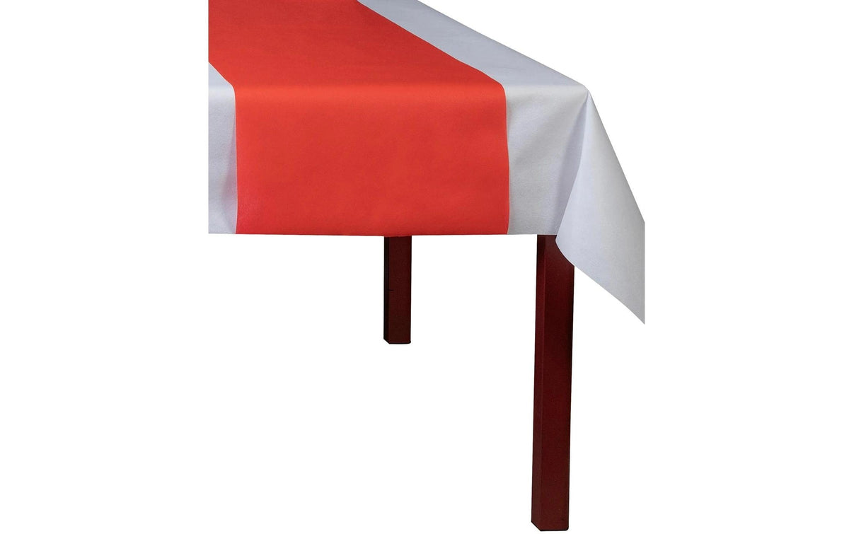 Pro nappe Tischläufer auf Rolle – 40 cm×24 m, PP, Rot