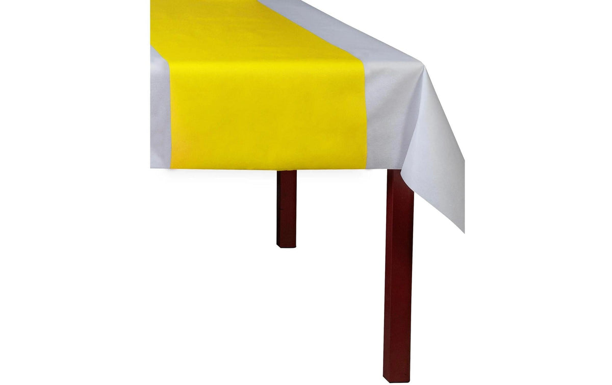 Pro nappe Tischläufer auf Rolle – 40 cm×24 m, Kunststoff, Gelb