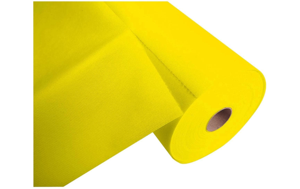 Pro nappe Tischläufer auf Rolle – 40 cm×24 m, Kunststoff, Gelb