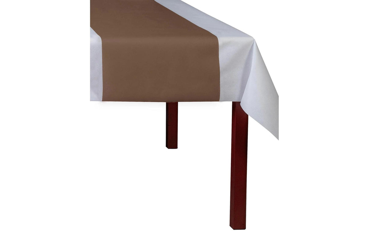 Pro nappe Tischläufer auf Rolle – 40 cm×24 m, Kunststoff, Schokolade